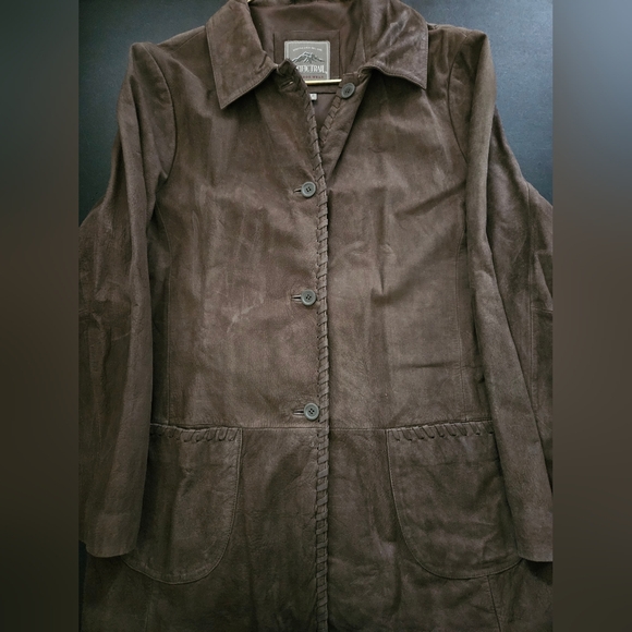 NWT - Pacific Trail Dark Brown Suede Jacket - Size 1X - Picture 5 of 9